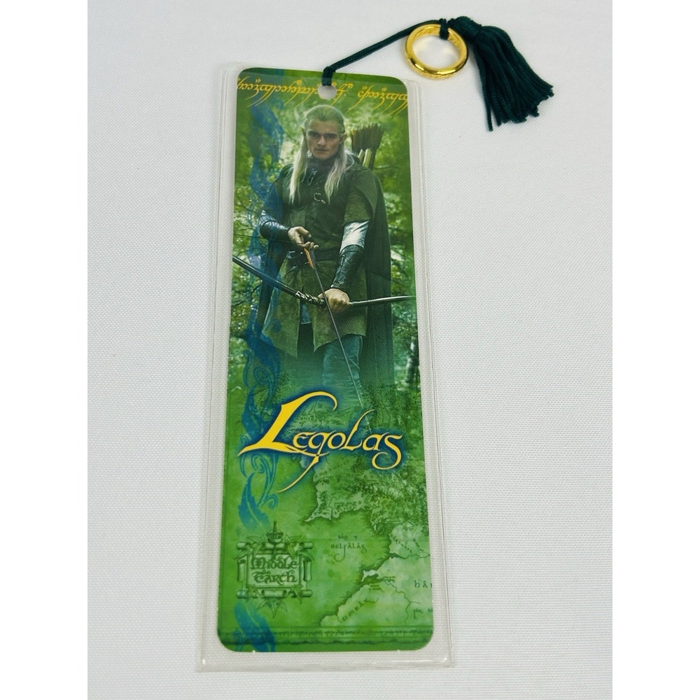 The Lord Of The Rings Legolas Bookmark with Ring  Sleeve New